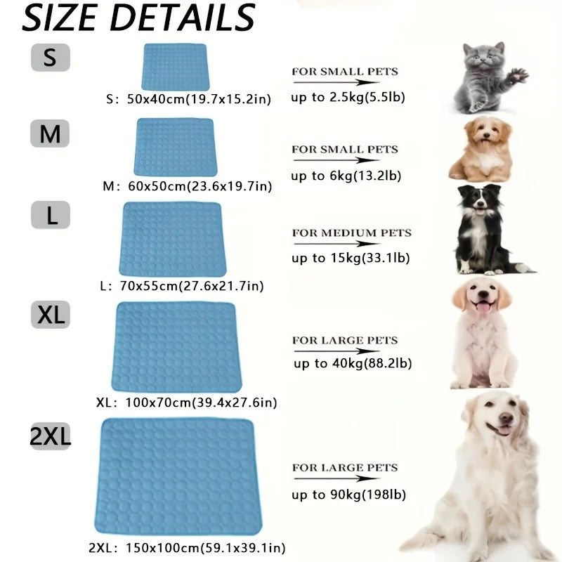 Dog Cooling Mat Summer Bed
