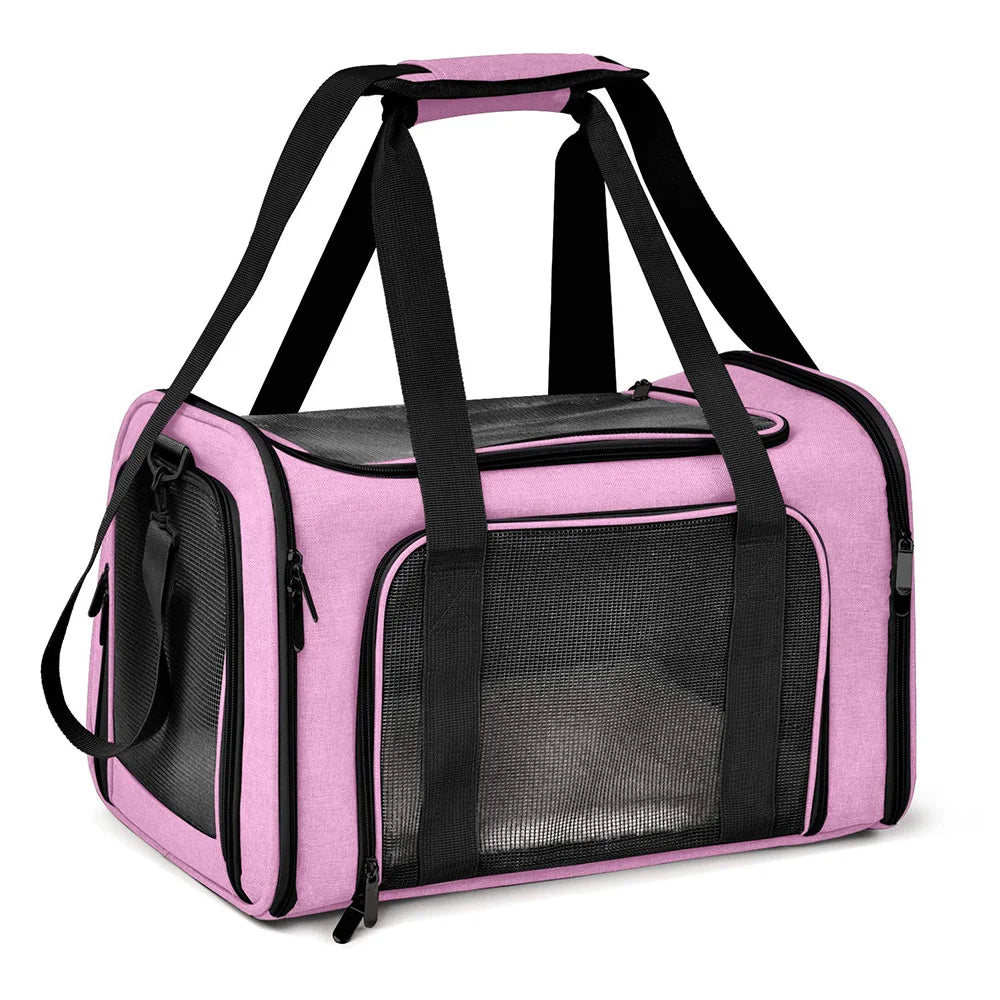 Airline-Approved Pet Carrier – Soft-Sided Dog & Cat Travel Backpack