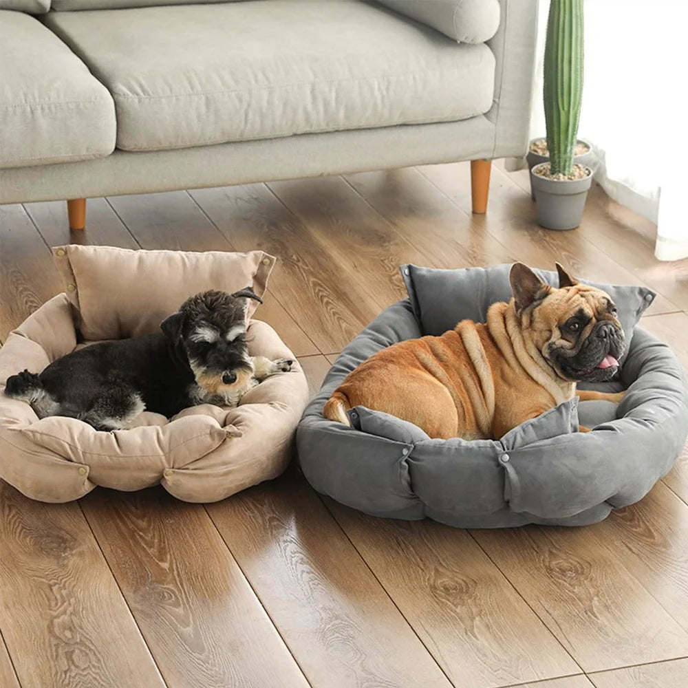 3-in-1 Pet Bed – Warm Sofa & Cushion for Dogs and Cats