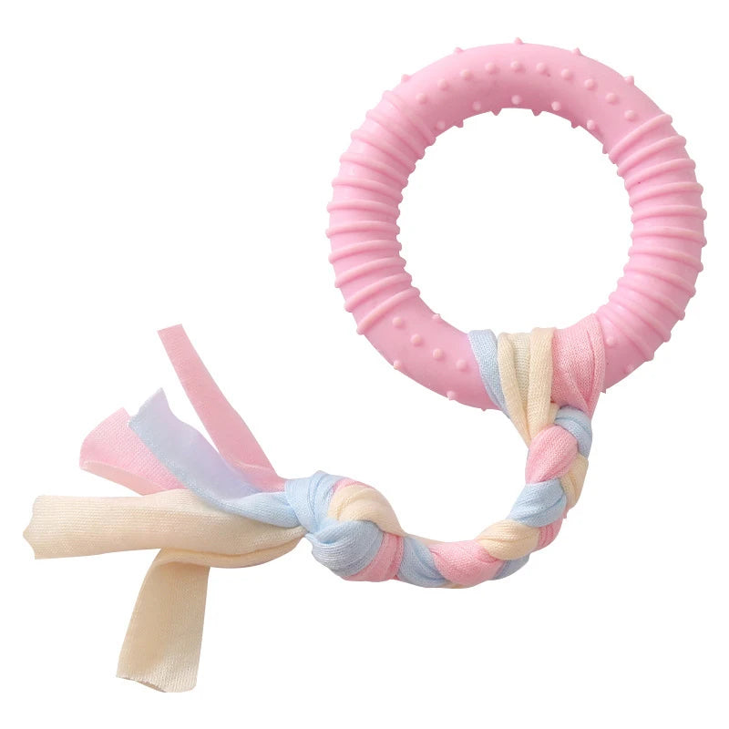 TPR Chew Toy for Small Dogs – Bite-Resistant Interactive Knot