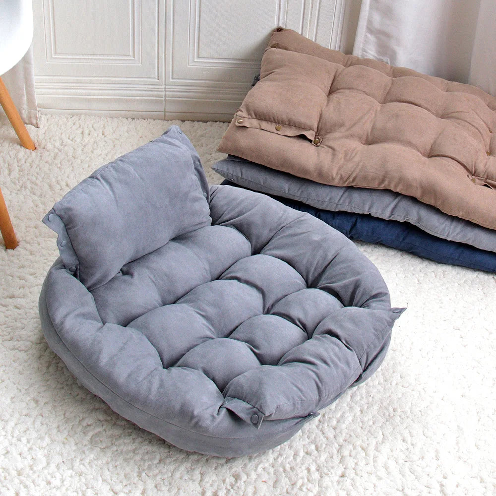 3-in-1 Pet Bed – Warm Sofa & Cushion for Dogs and Cats
