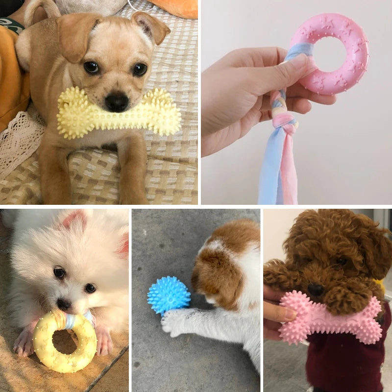 TPR Chew Toy for Small Dogs – Bite-Resistant Interactive Knot