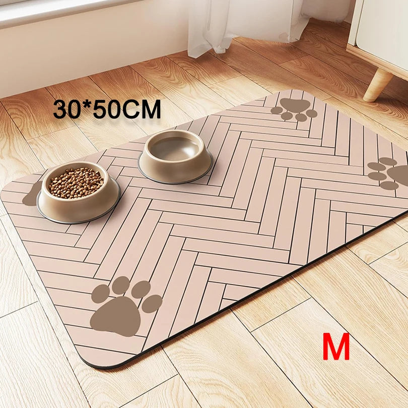 Waterproof Pet Food Bowl Mat
