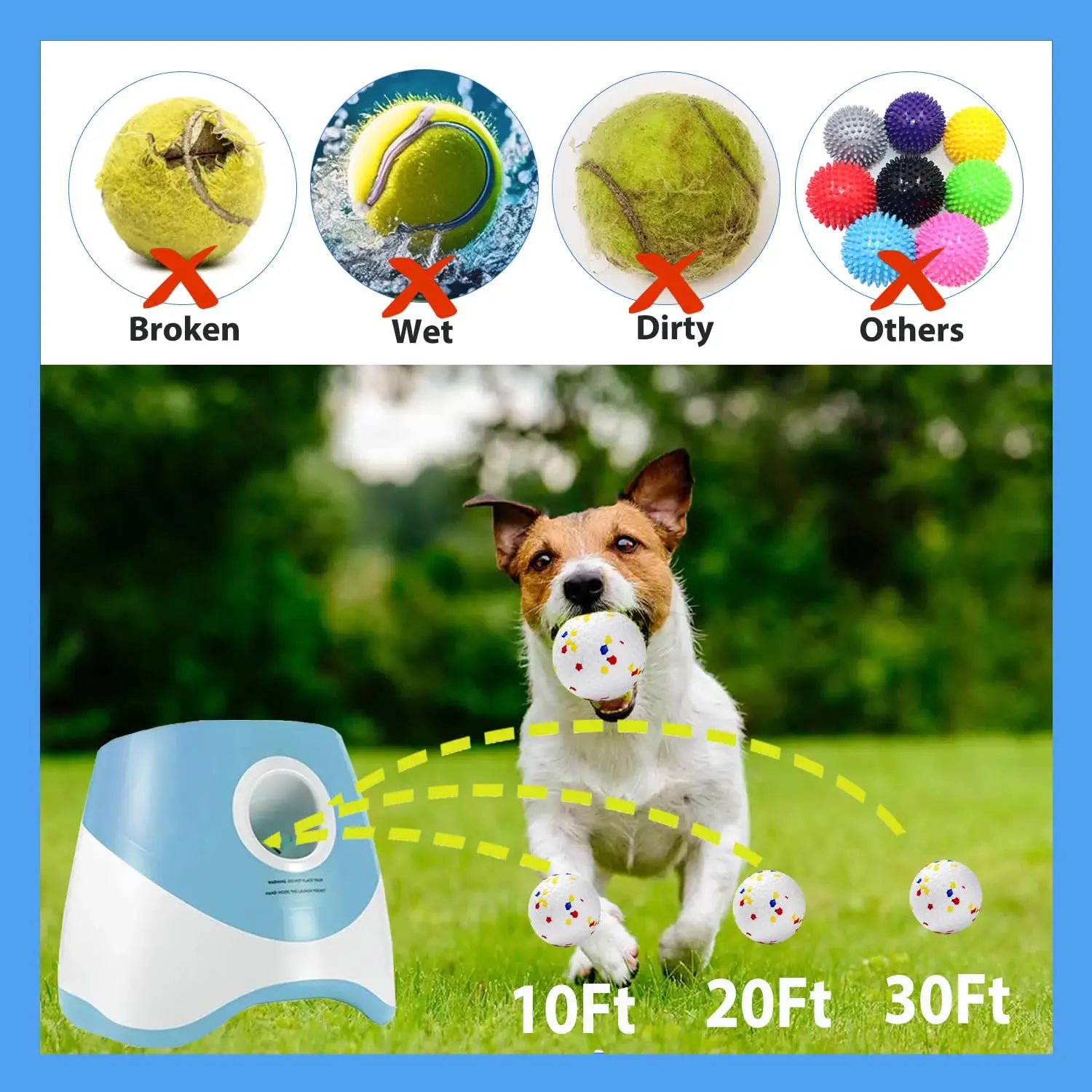 Automatic Dog Ball Launcher – Interactive Fetch Toy