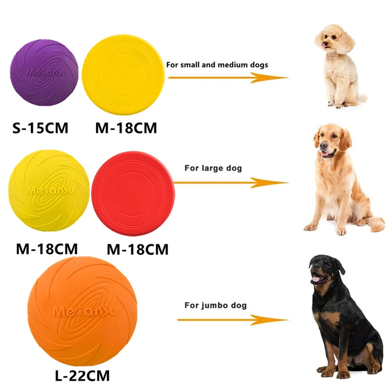 Bite-Resistant Dog Flying Disc – Durable Fetch Toy