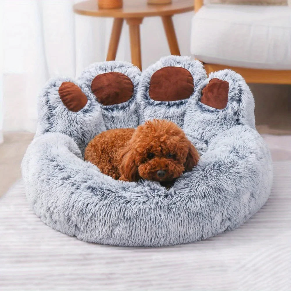 Bear Paw Shaped Pet Bed