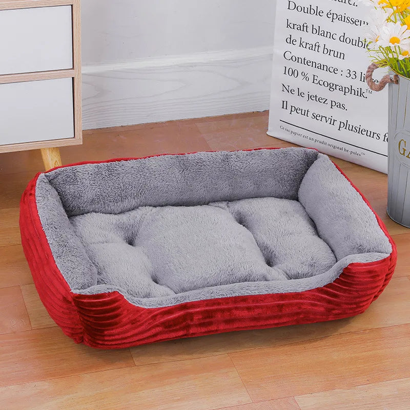Warm Winter Pet House Bed