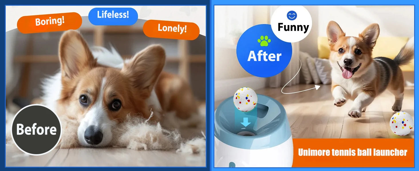 Automatic Dog Ball Launcher – Interactive Fetch Toy