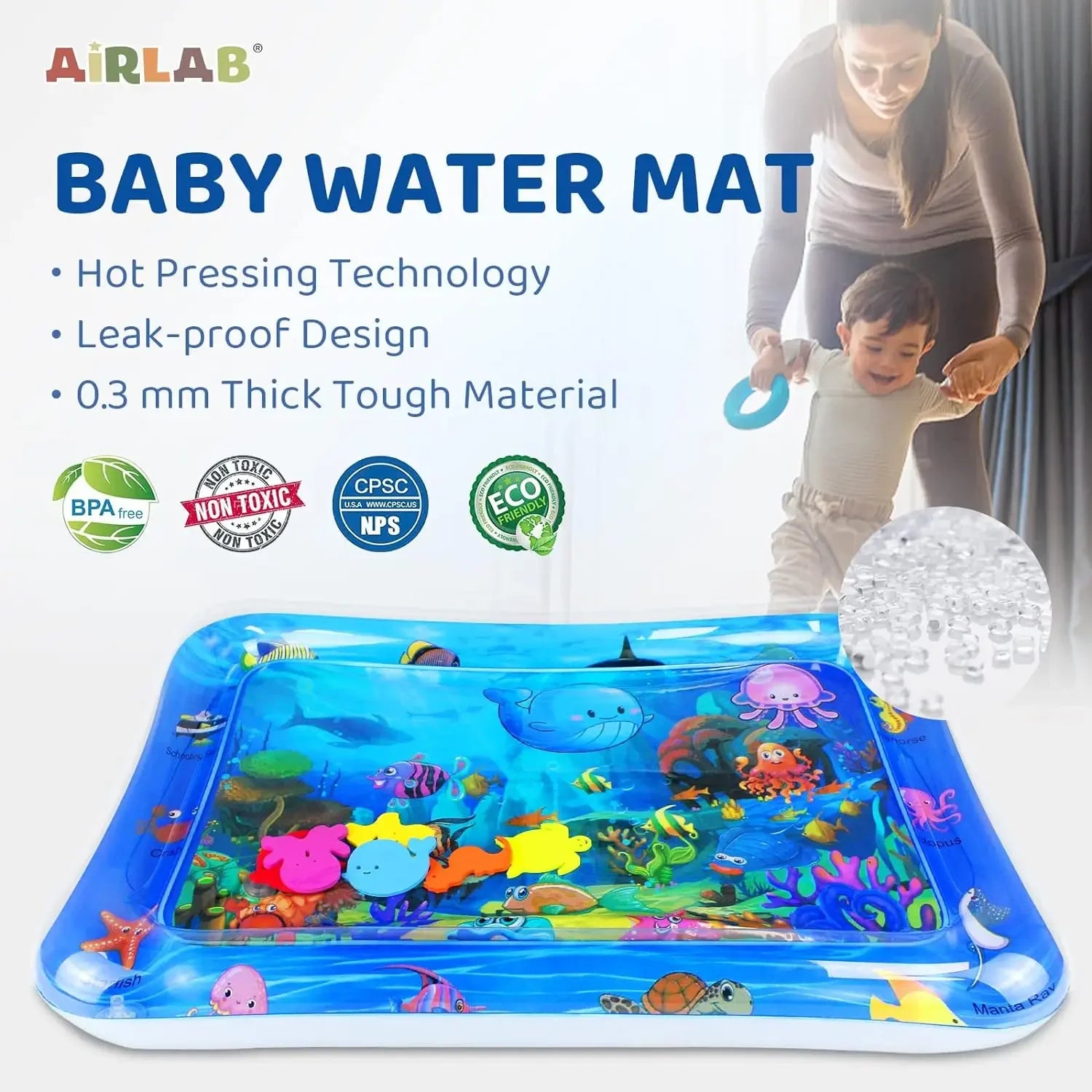 Inflatable Water Play Mat for Pets