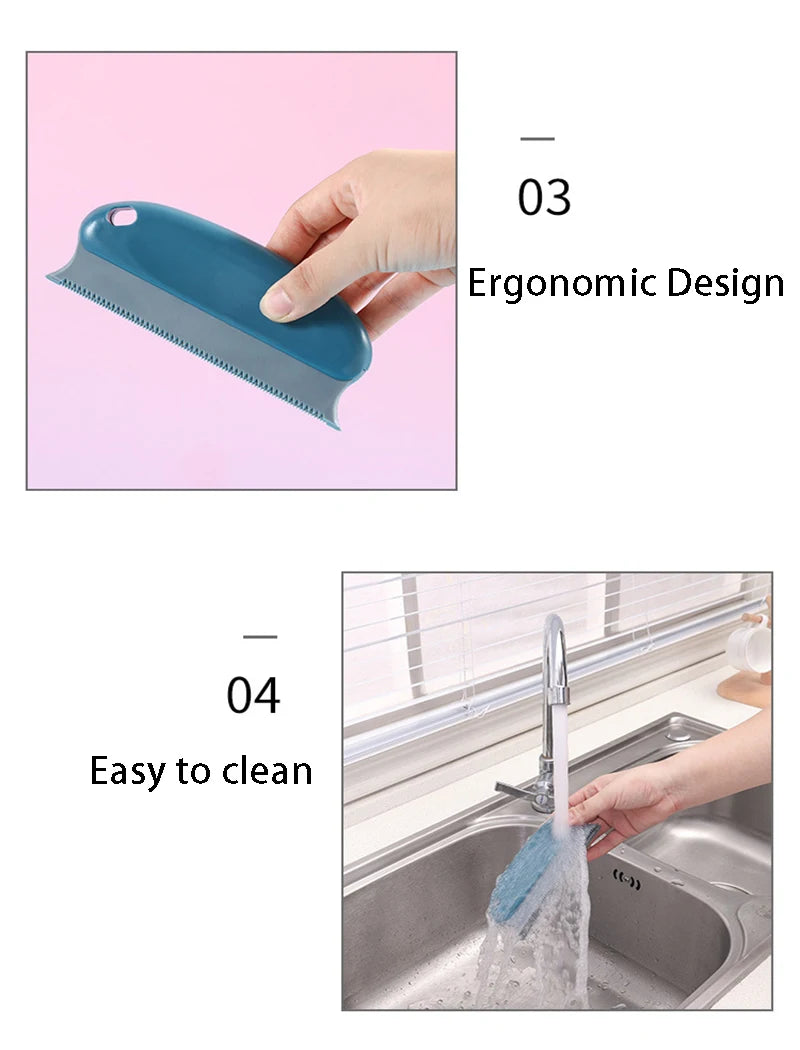 Pet Hair Remover Brush – Dog & Cat Hair Cleaner for Furniture & Cars