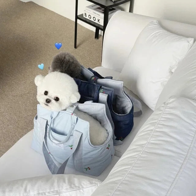 Large Capacity Pet Carrier Bag – Breathable Dog & Cat Shoulder Backpack