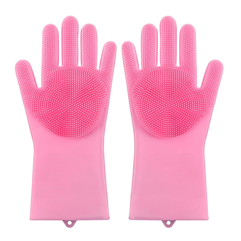 Pet Grooming Gloves – Deshedding & Massage for Dogs & Cats