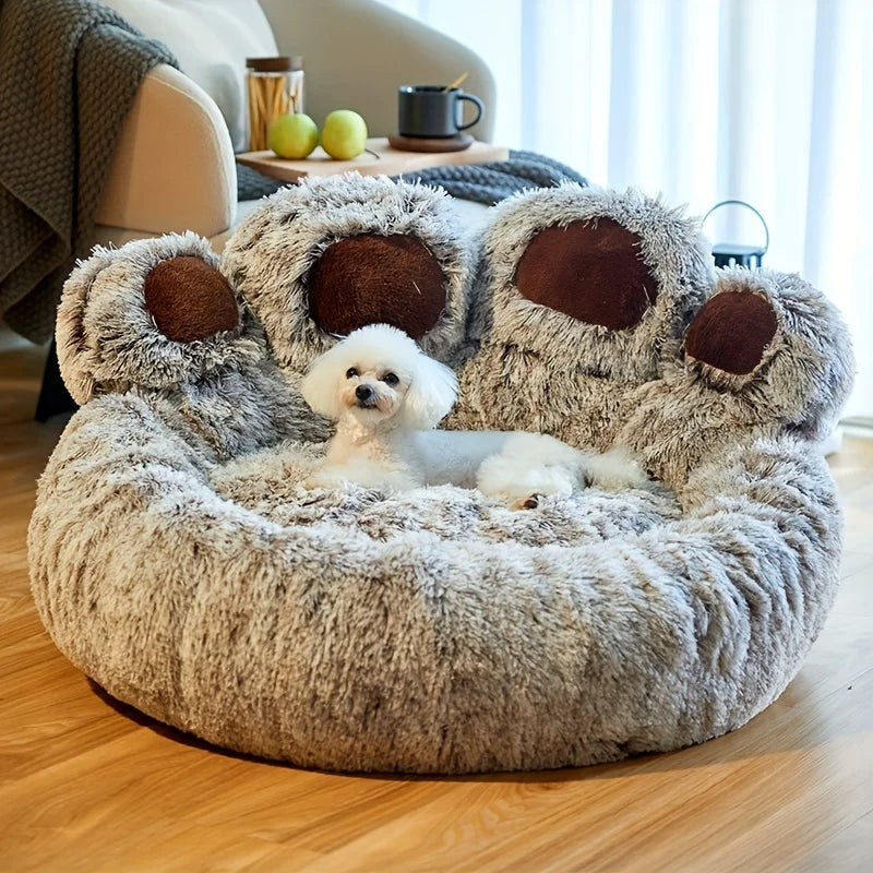 Bear Paw Shaped Pet Bed