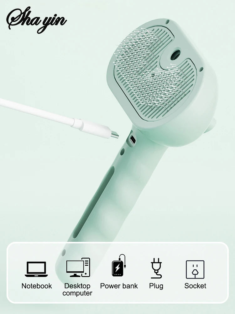 Steam Spray Dog Grooming Brush – Luxury Pet Steam Comb