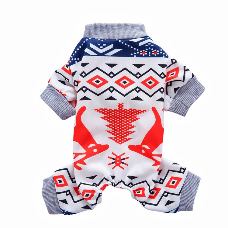 Christmas Pet Costume – Reindeer, Santa & Snowman Outfit for Dogs