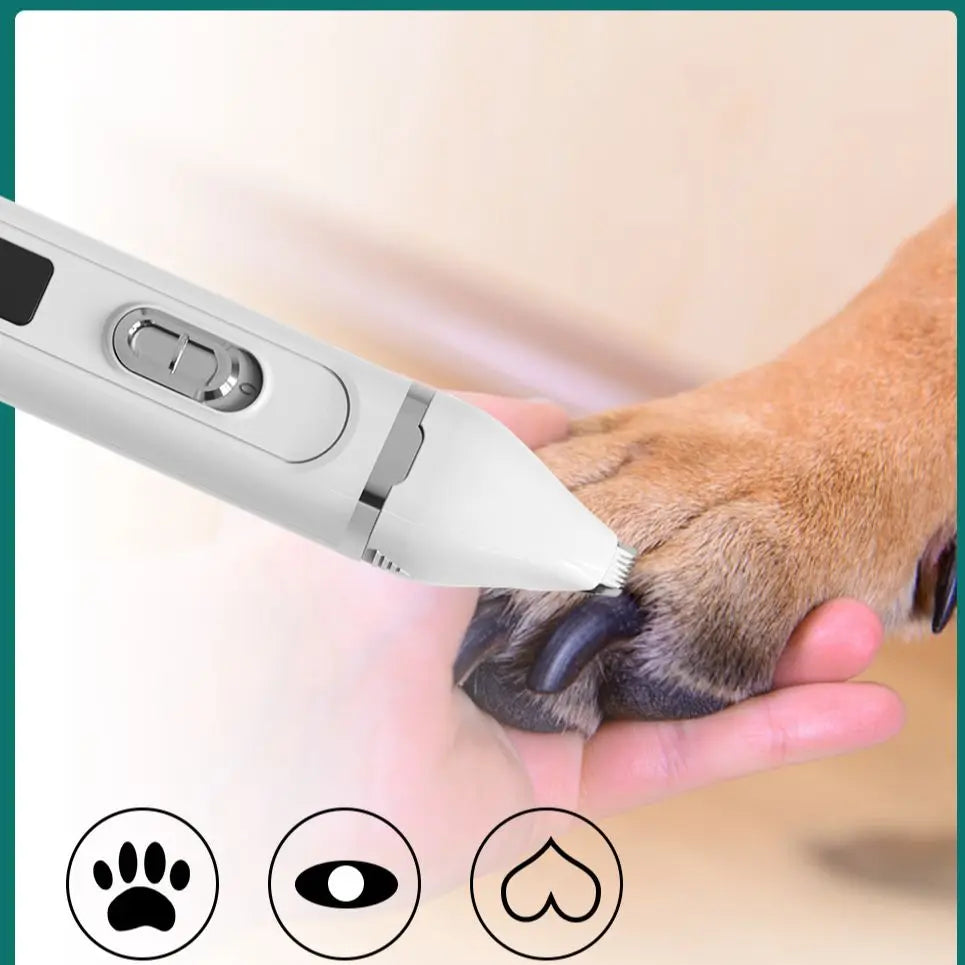 Professional Dog Hair Clipper – Silent USB Rechargeable Pet Grooming Tool