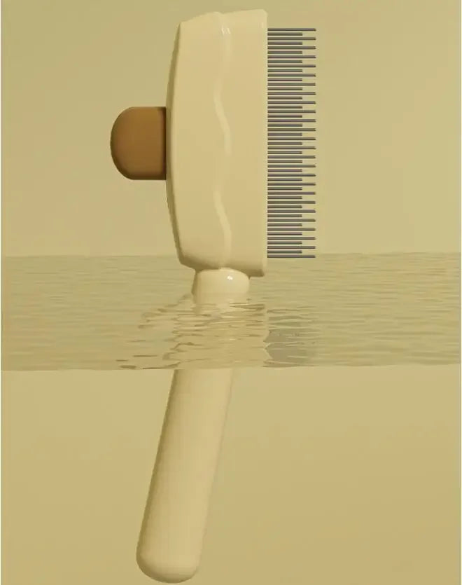 Self-Cleaning Pet Grooming Brush – Dog & Cat Hair Remover Comb