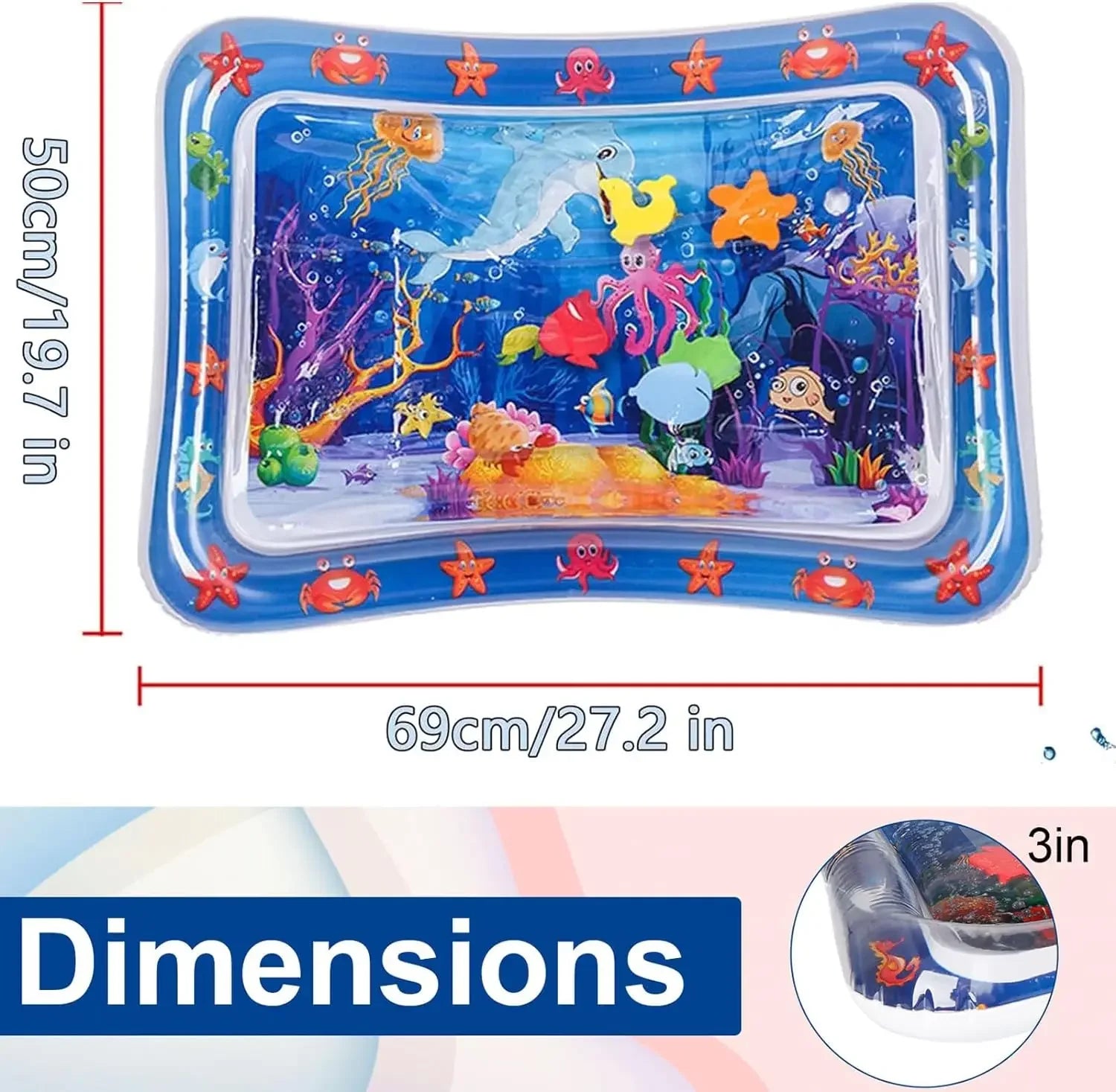 Inflatable Water Play Mat for Pets
