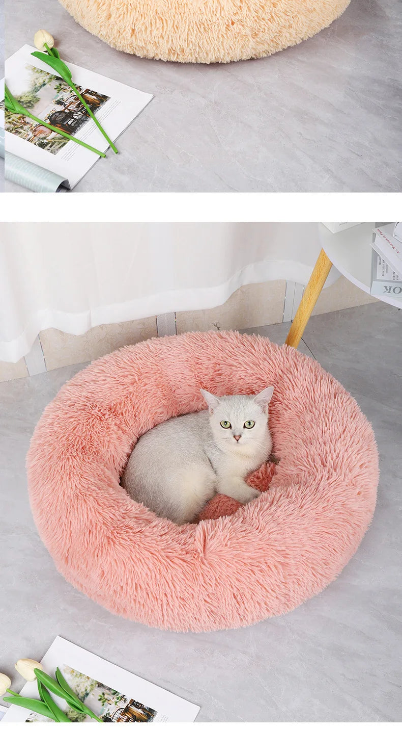 Plush Winter Pet Nest Bed