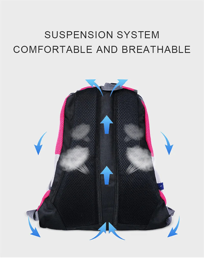 Foldable Pet Backpack – Portable Cat & Dog Travel Chest Bag