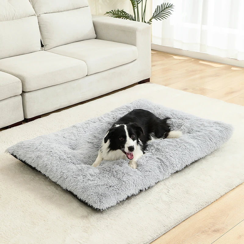 Plush Pet Bed – Soft Cushion & Basket for Dogs and Cats