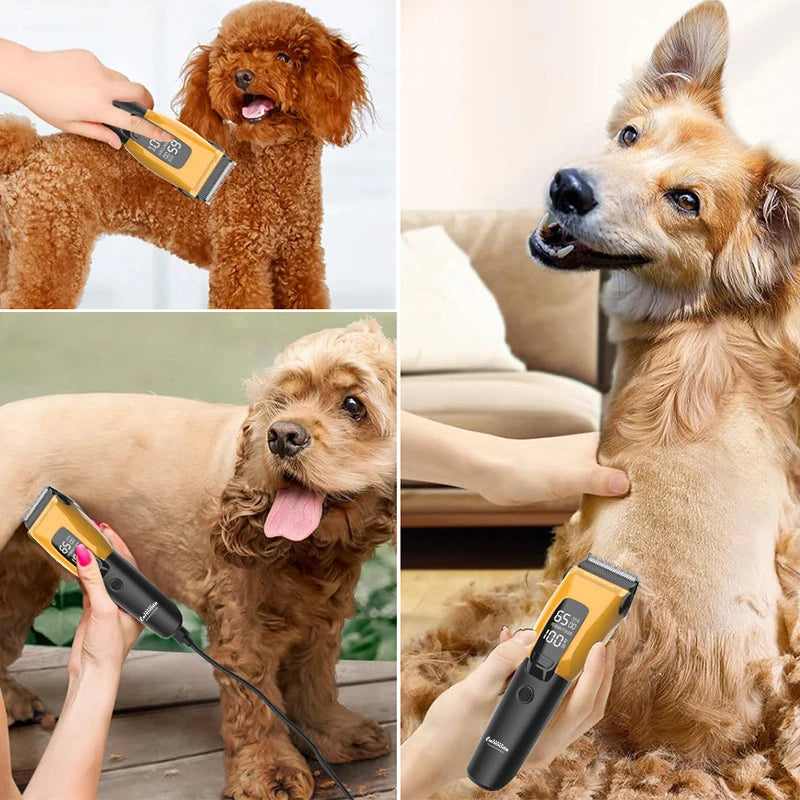 Professional Pet Hair Clipper – Rechargeable Dog & Cat Trimmer