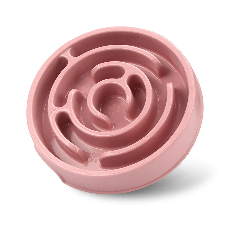 Slow Feeder Dog Bowl – Interactive Puzzle Treat Dispenser