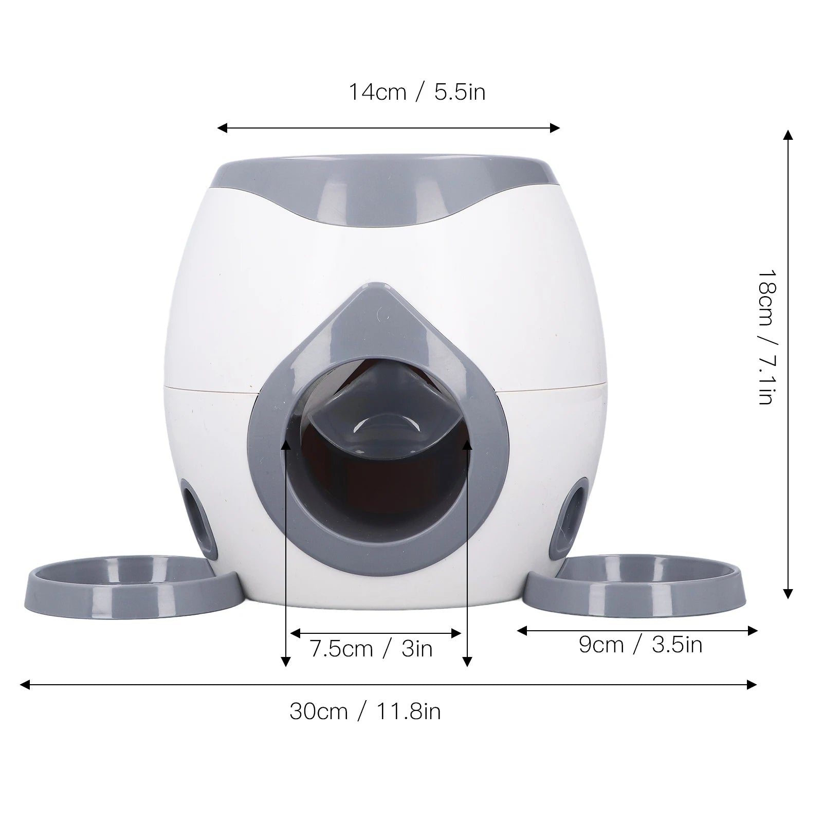 Dog Tennis Ball Launcher – Feeding & Training Toy with 2 Balls