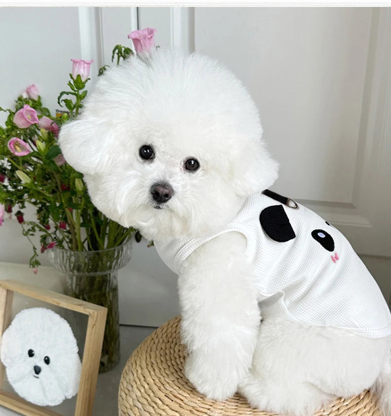 Breathable Dog Vest – Thin Cute Clothes for Small Dogs & Puppies