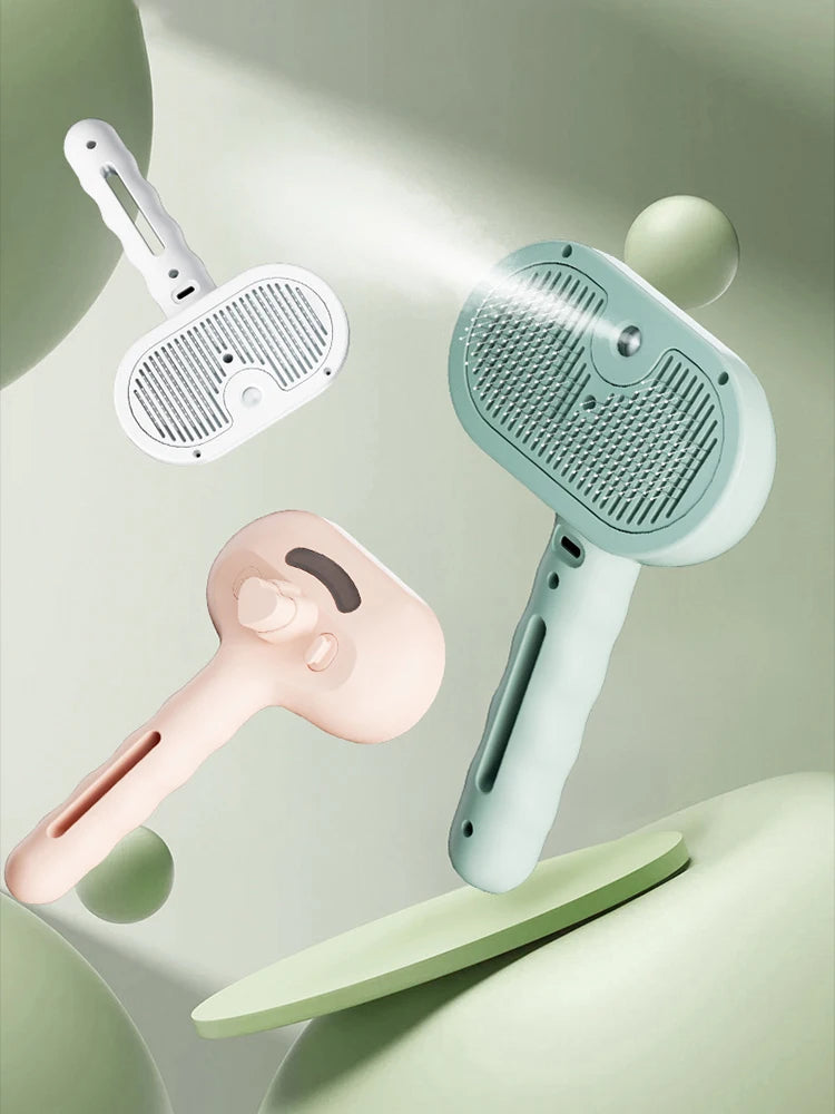 Steam Spray Dog Grooming Brush – Luxury Pet Steam Comb