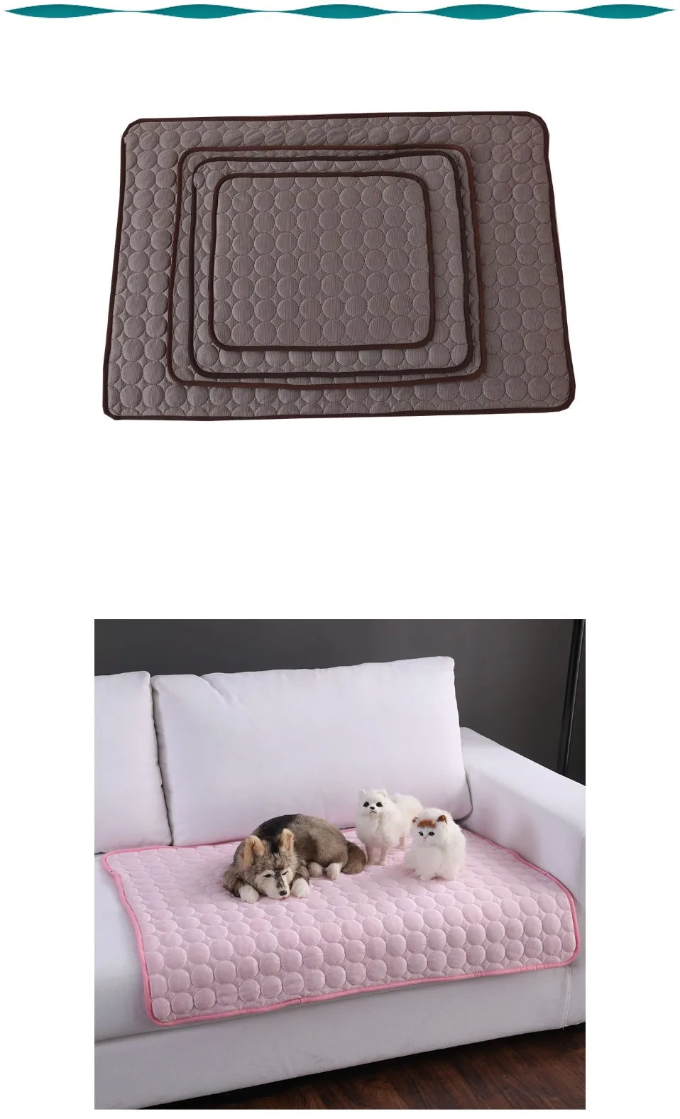 Dog Cooling Mat Summer Bed