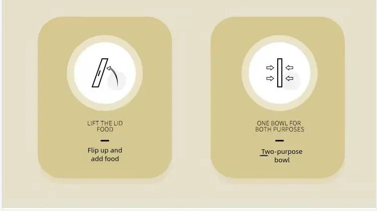 Automatic Pet Feeder & Water Dispenser – Integrated Bowl for Cats & Dogs