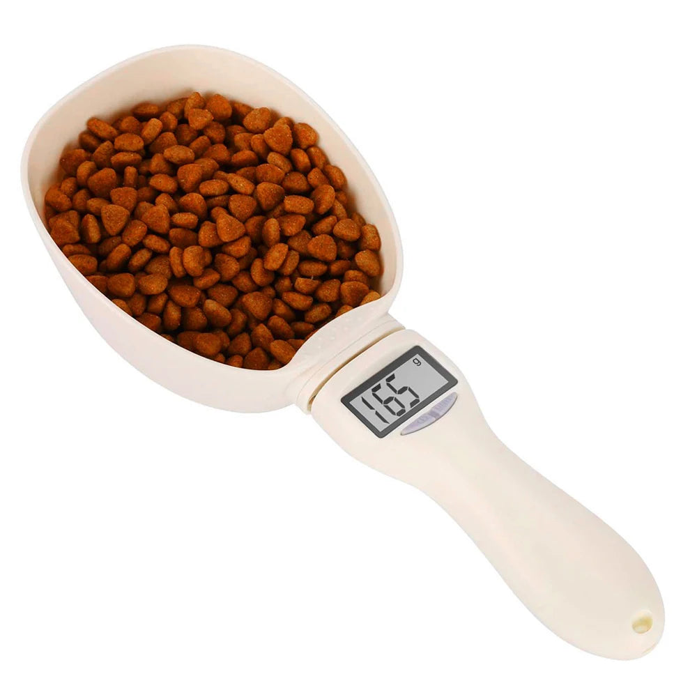 Digital Pet Food Measuring Scoop – LED Dog & Cat Food Scale