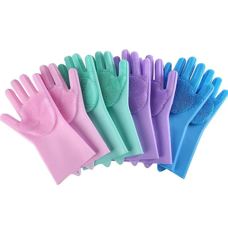 Pet Grooming Gloves – Deshedding & Massage for Dogs & Cats