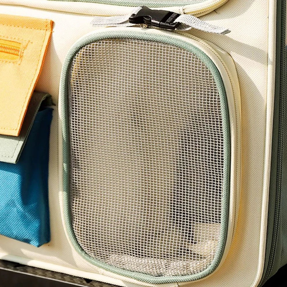 Transparent Pet Backpack – Breathable Dog & Cat Travel Carrier