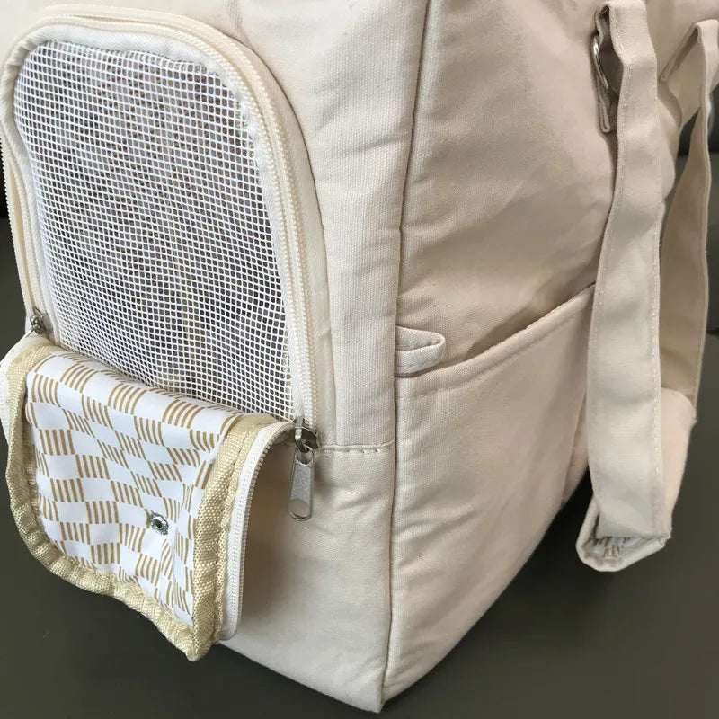 Portable Pet Carrier Bag – Cat & Dog Shoulder Handbag with Car Seat Bed