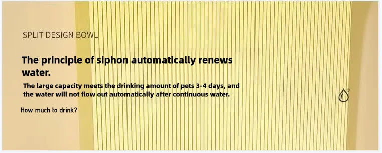 Automatic Pet Feeder & Water Dispenser – Integrated Bowl for Cats & Dogs