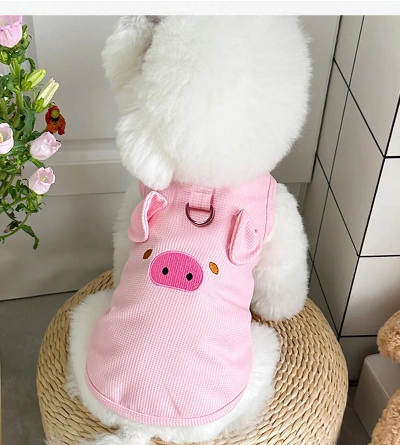 Breathable Dog Vest – Thin Cute Clothes for Small Dogs & Puppies