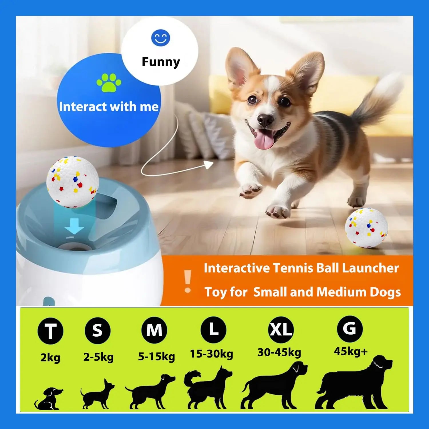 Automatic Dog Ball Launcher – Interactive Fetch Toy