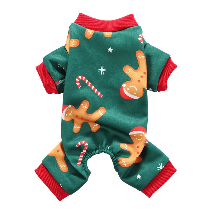 Christmas Pet Costume – Reindeer, Santa & Snowman Outfit for Dogs