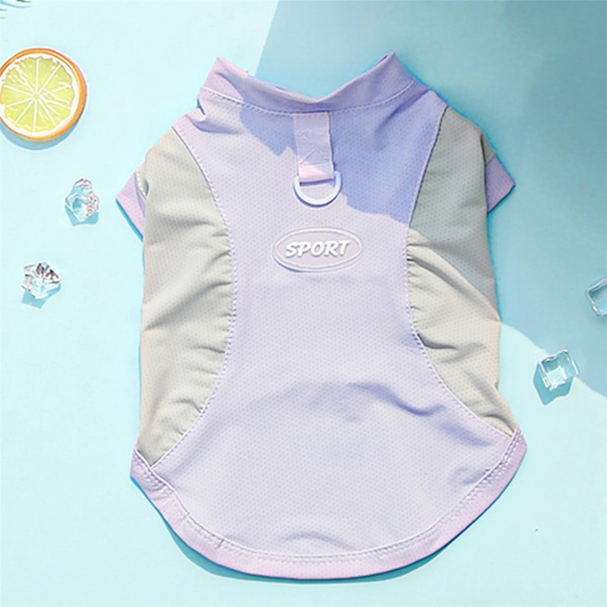 Cooling Dog & Cat T-Shirt – Lightweight Ice Silk Pet Tank Top