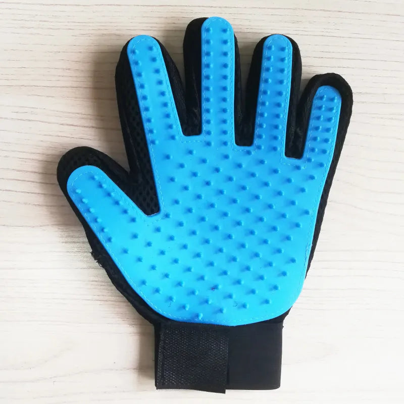 Pet Grooming Glove – Dog & Cat Hair Remover Massage Brush