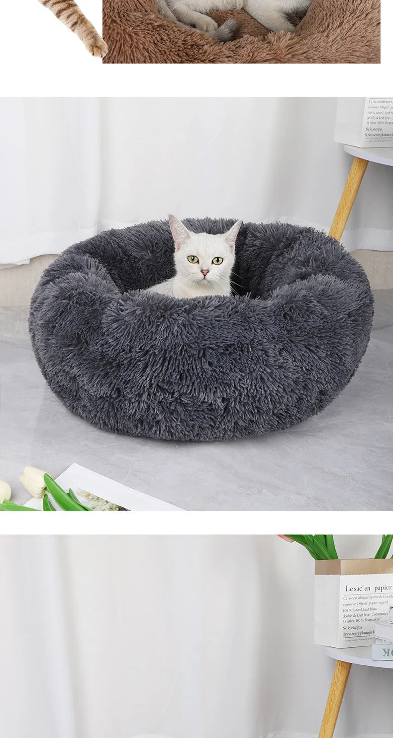 Plush Winter Pet Nest Bed