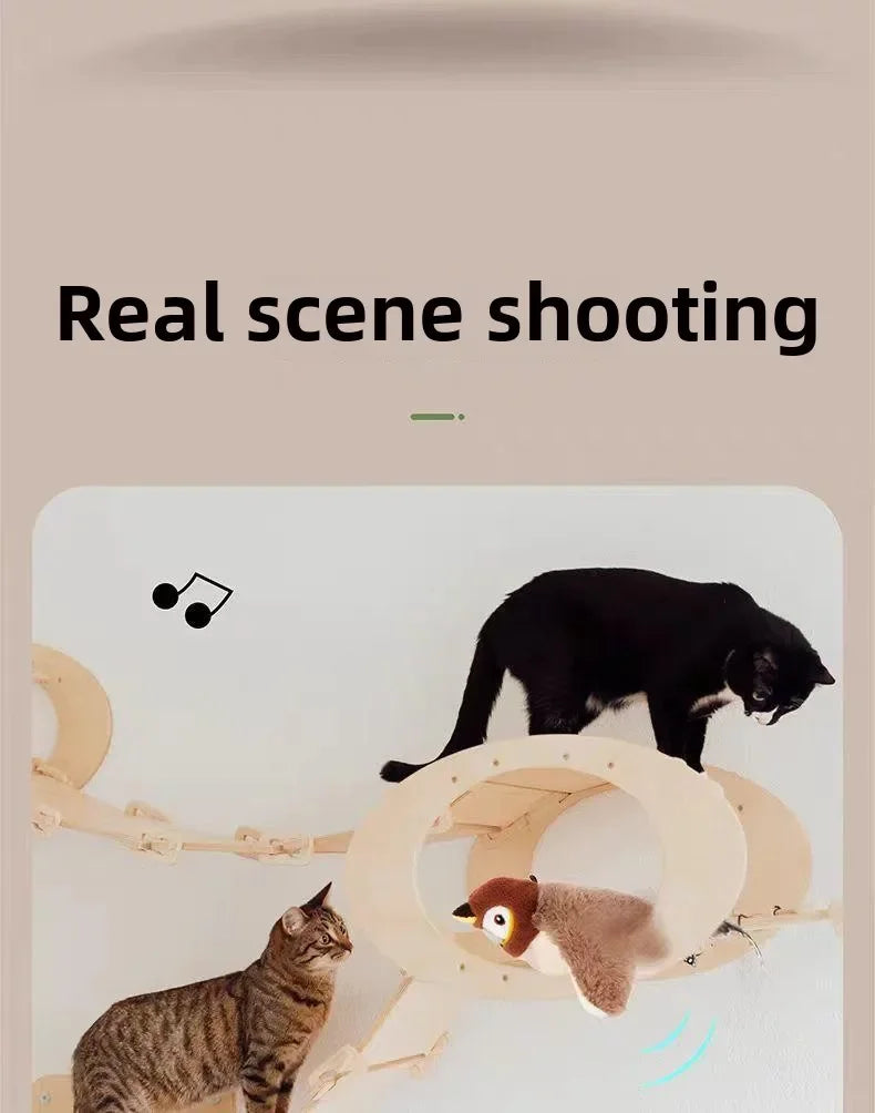 USB Rechargeable Catnip Toy – Touch-Activated Plush Bird for Cats & Dogs