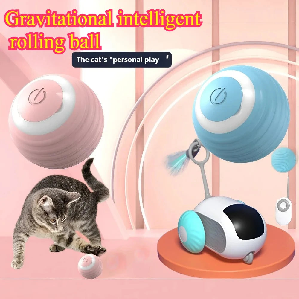Smart Interactive Cat Ball – Automatic Rolling Electronic Toy
