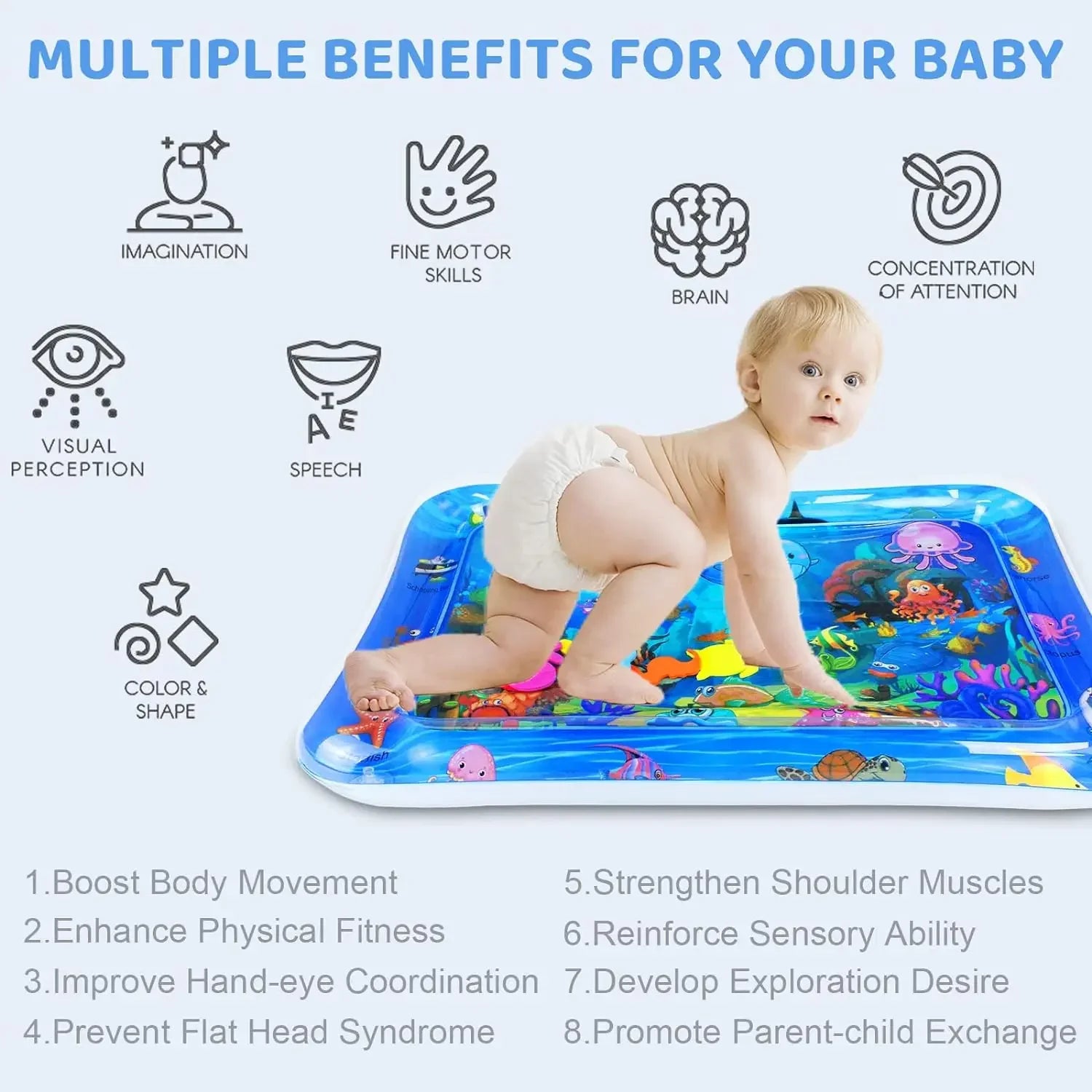 Inflatable Water Play Mat for Pets