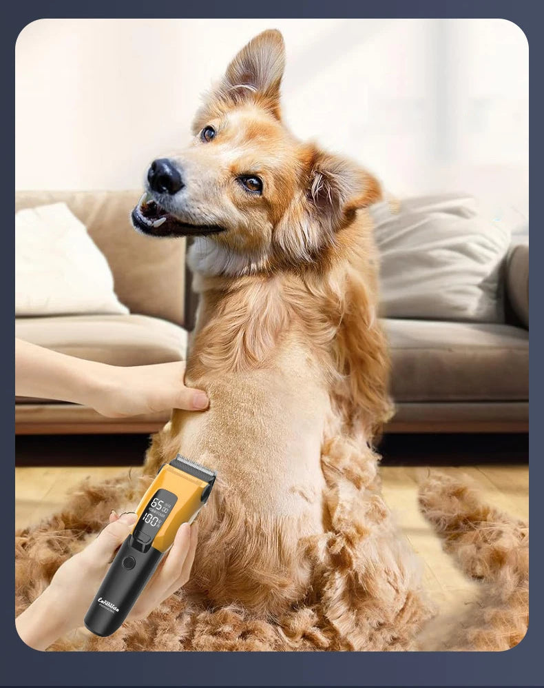 Professional Pet Hair Clipper – Rechargeable Dog & Cat Trimmer