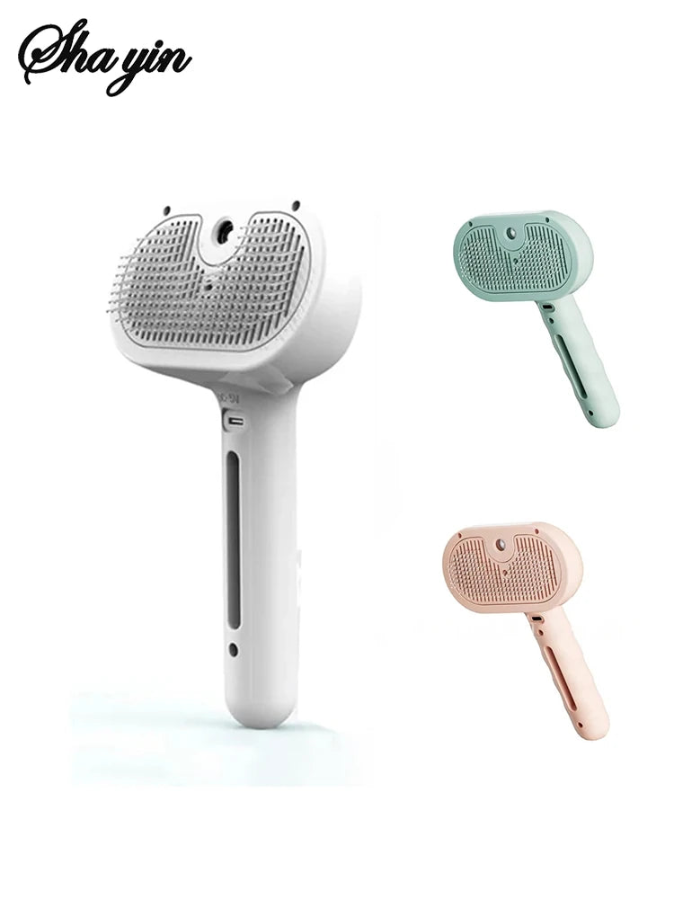 Steam Spray Dog Grooming Brush – Luxury Pet Steam Comb