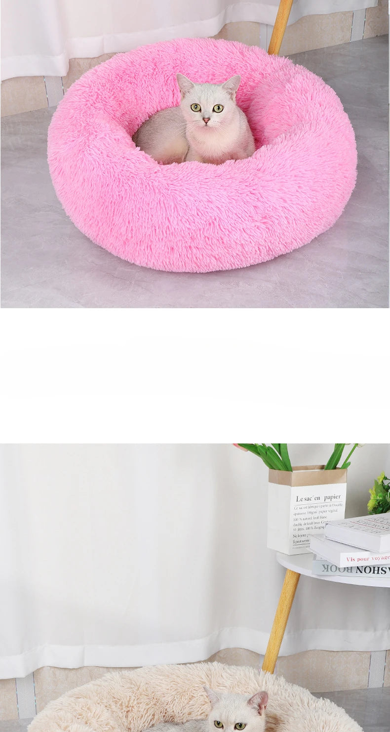 Plush Winter Pet Nest Bed
