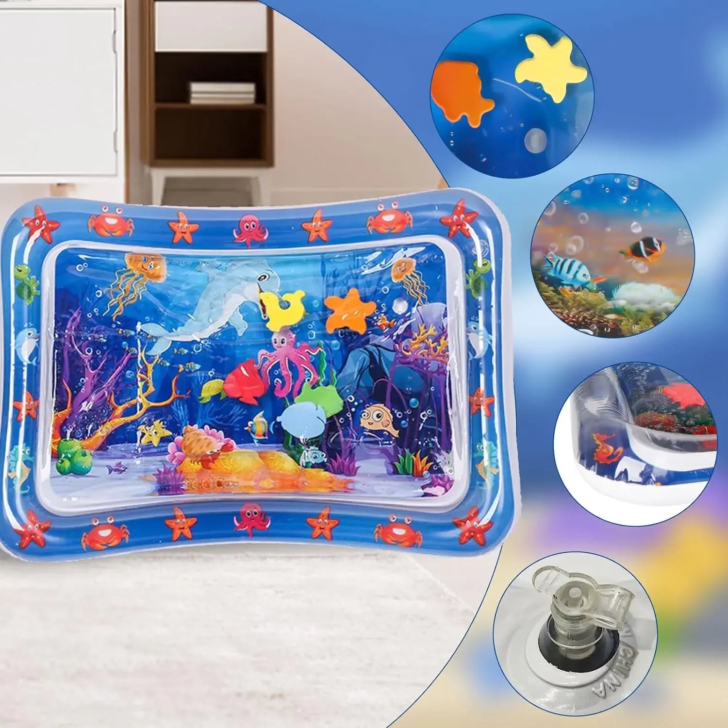 Inflatable Water Play Mat for Pets